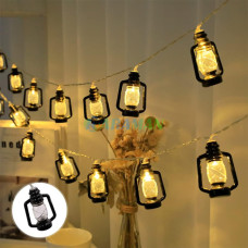 Світлодіодна вінтажна гірлянда теплий білий USB 4.5m 20Led
