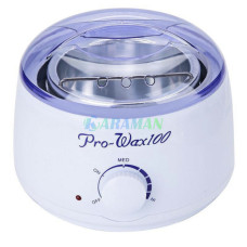 Воскоплав баночний з терморегулятором Pro-Wax 100 White Original для воску в гранулах і таблетках на 400 мл