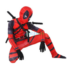 Костюм / комбінезон + балаклава + рукавички дедпул Deadpool дитячий L