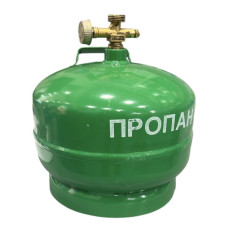 Газовий балон 5 л зелений без пальника
