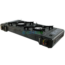 Газова портативна плита Gas Stove на 2 конфорки